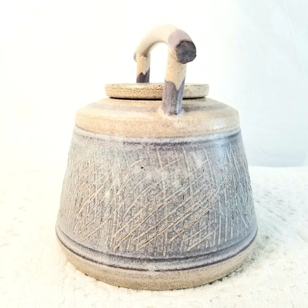 Rare Unique Collectible Decorative Studio Art Pottery  Artist Signed Teapot